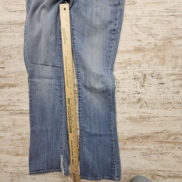 Vintage Ambercrombie & Fitch Low Rise Bootcut Jean Y2k Sz 2R Stretch Madison - Picture 11 of 13